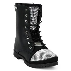 Bebe Girls Lace up Combat Boots